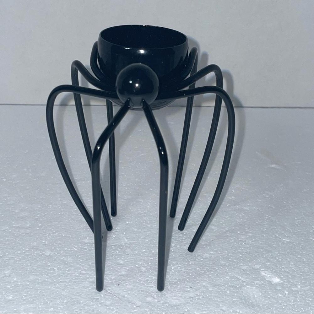 Yankee Candle Black Spider Accent Tea Light Candle Holder